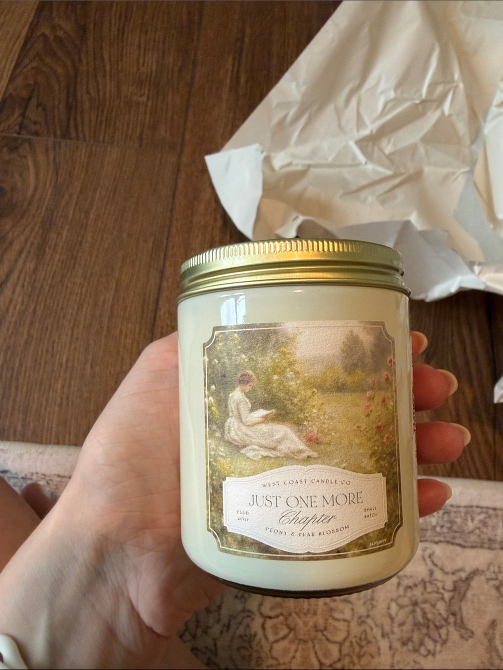 Viral “Just one more chapter” candle